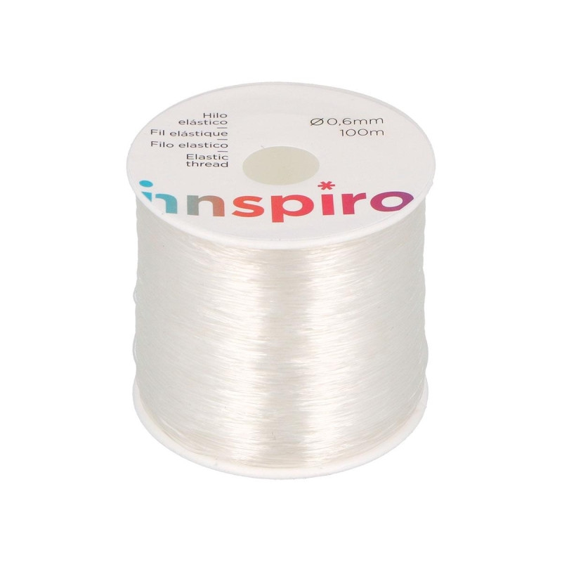 Hilo Elástico Transparente 0,8mm, 100m.