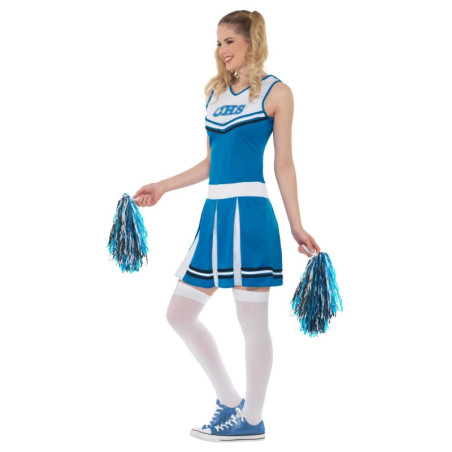 Disfraz Animadora Azul Adulta T/S