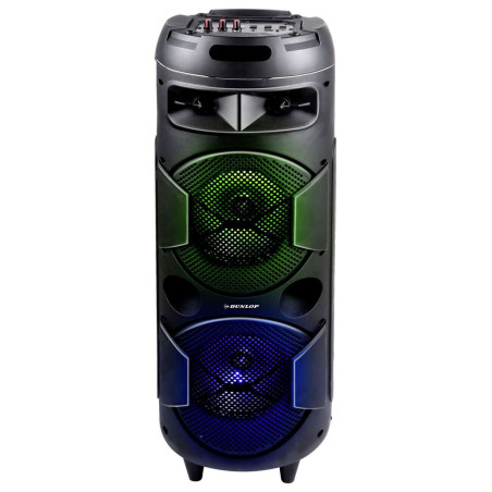 Altavoz Portátil BT Karaoke Dunlop 2x20W