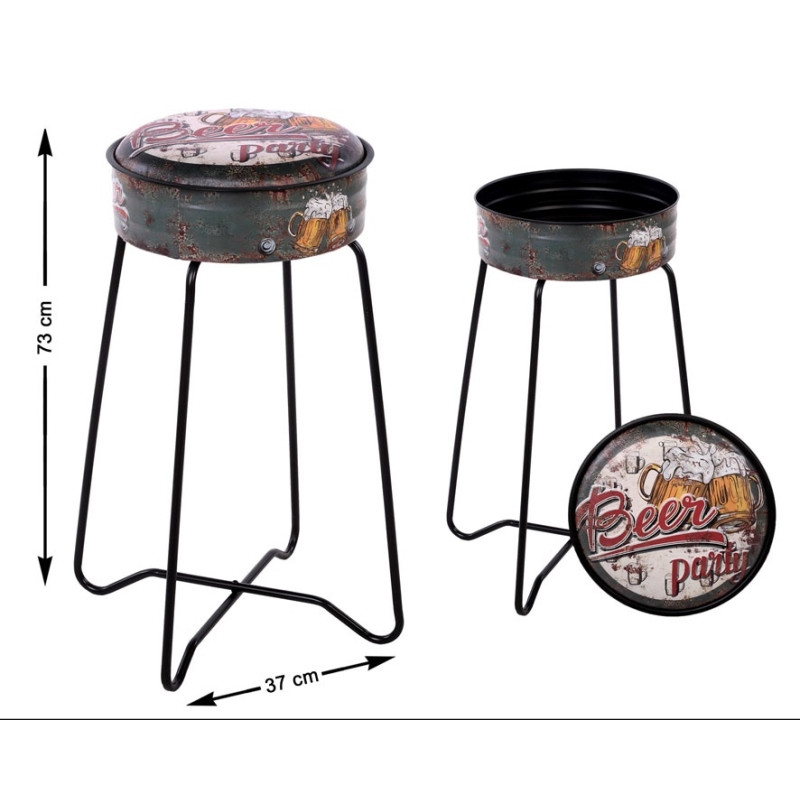 Taburete Alto 73x37 cm ''Beer Party''