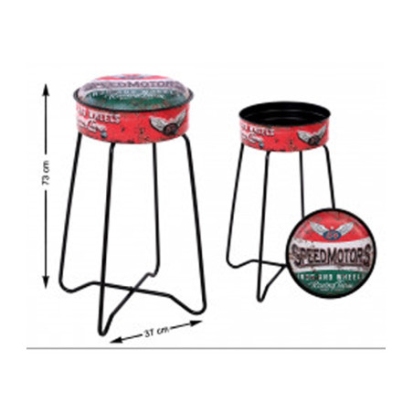 Taburete Alto 73x37cm ''Speed Motors''