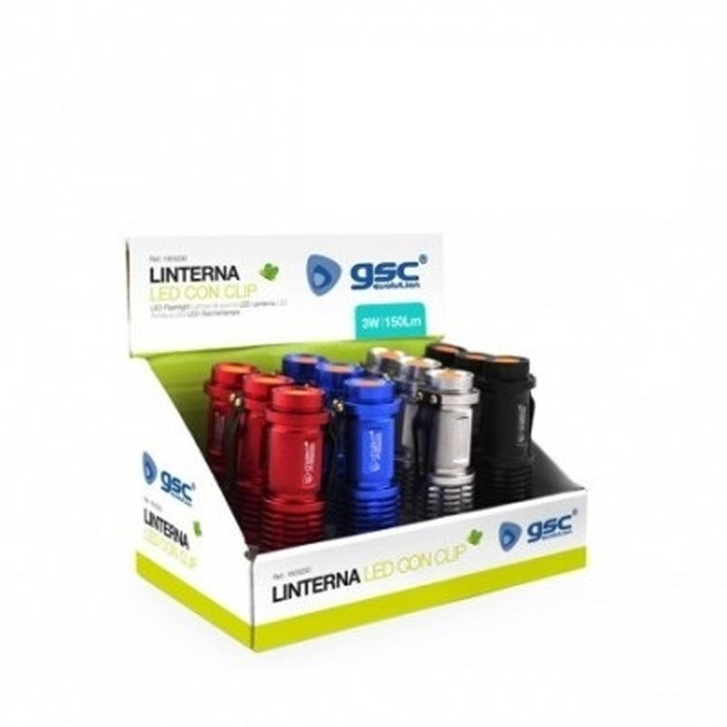 Linterna Aluminio Led COB 3w