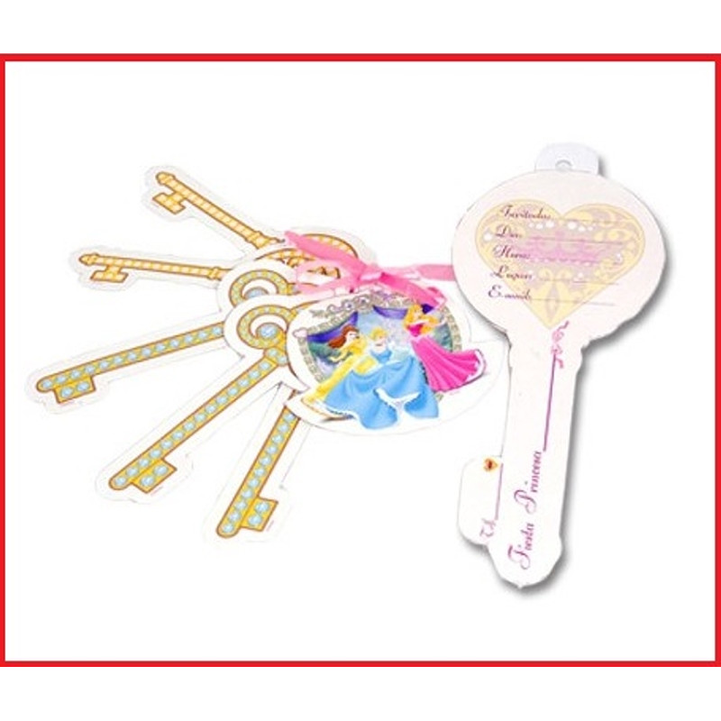 Invitaciones Fiesta Princesas Disney 