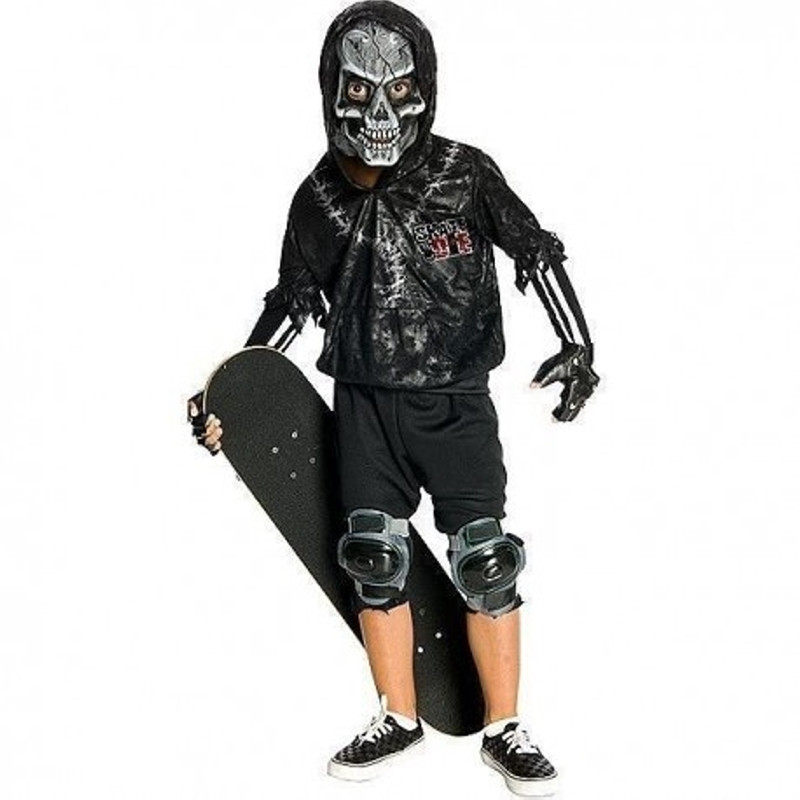 Disfraz Skull Skater Infantil, 5-7 años