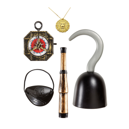 Conjunto 5 Accesorios Pirata