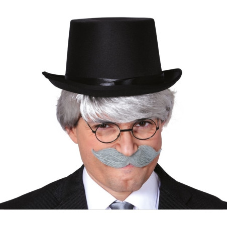 Sombrero Chistera Negra Fieltro