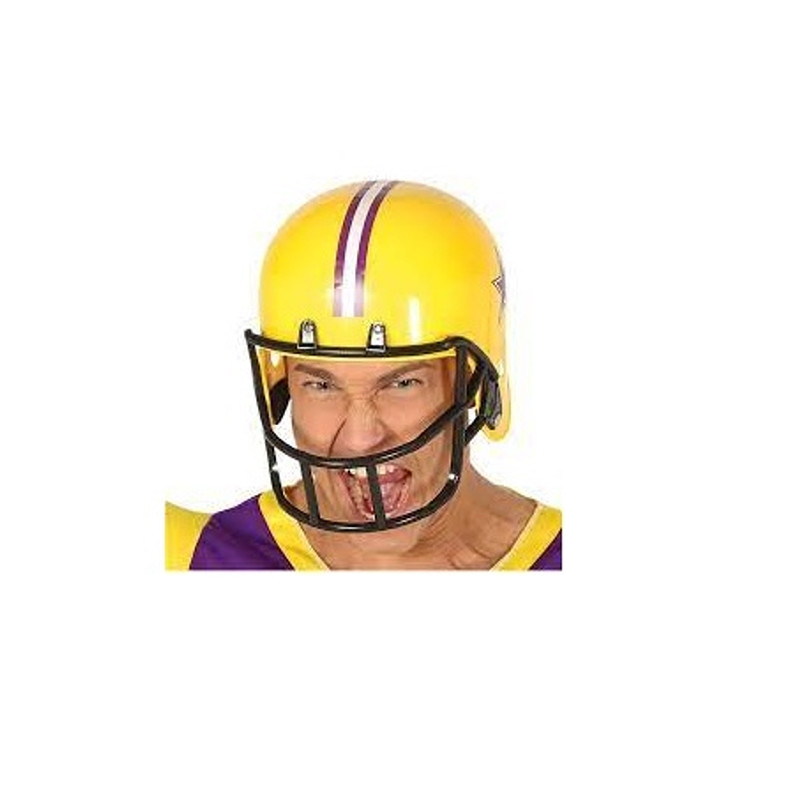 Casco Futbol Americano Amarillo