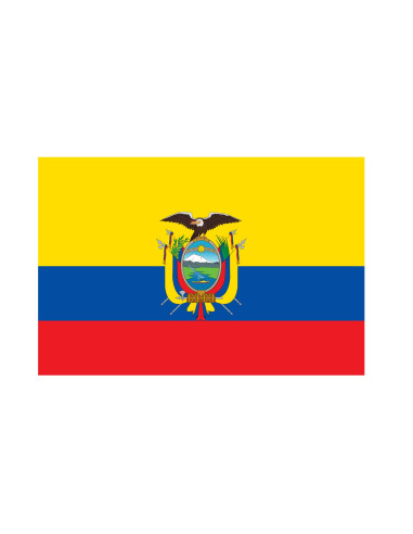 Bandera Tela Ecuador 150X100cm