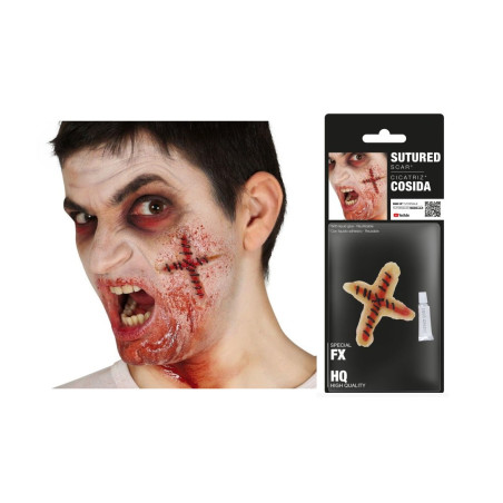 Cicatriz Cruz Suturada