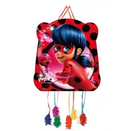 Piñata lady bug Miraculos 28 x 33 CM