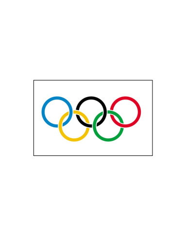 Bandera Tela 150X100cm, Olímpica