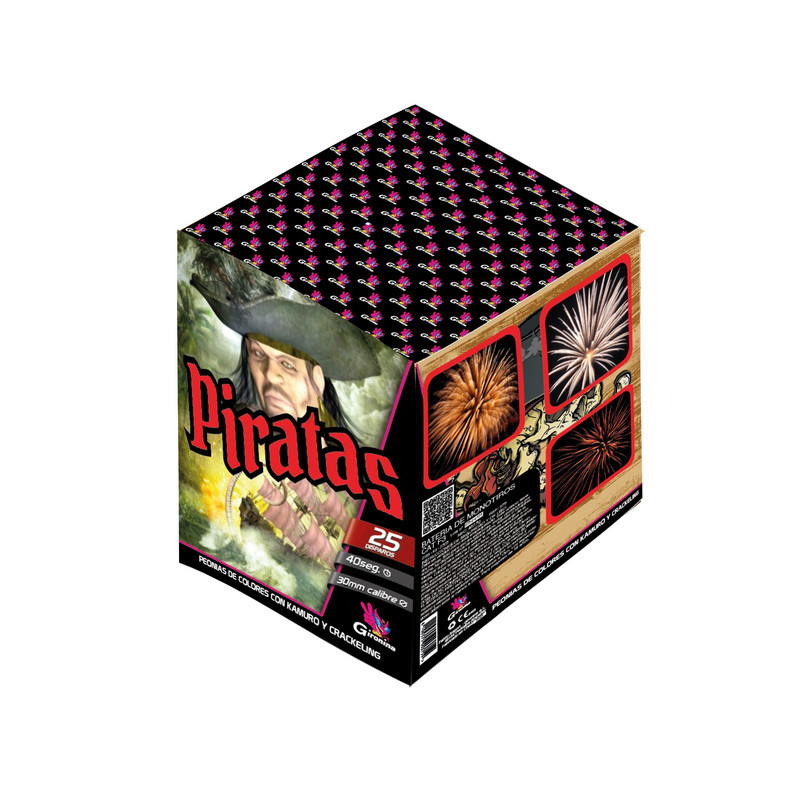 Batería Piratas 25 Disparos