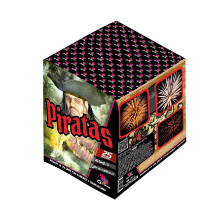Batería Piratas 25 Disparos