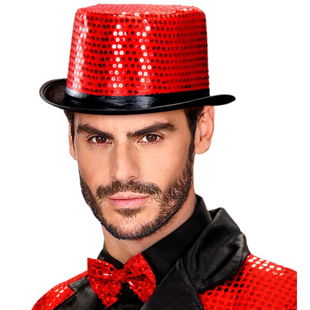 Chistera Lentejuela Roja