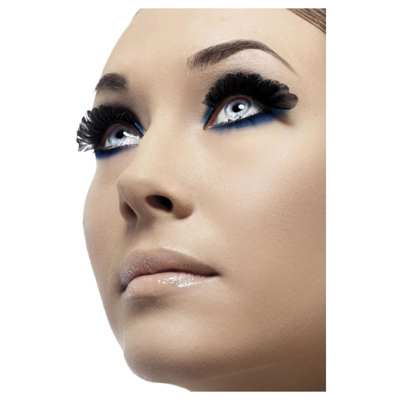 Pestañas con Plumas negras