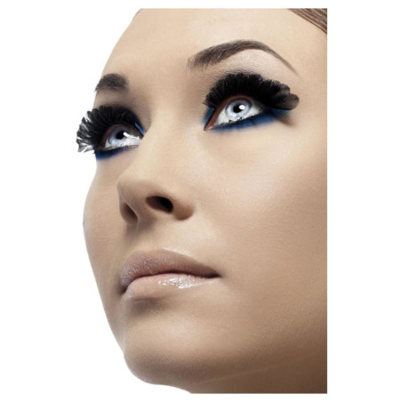 Pestañas con Plumas negras