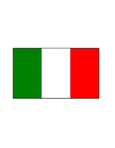 Bandera Náutica Tela 45x30cm, Italia