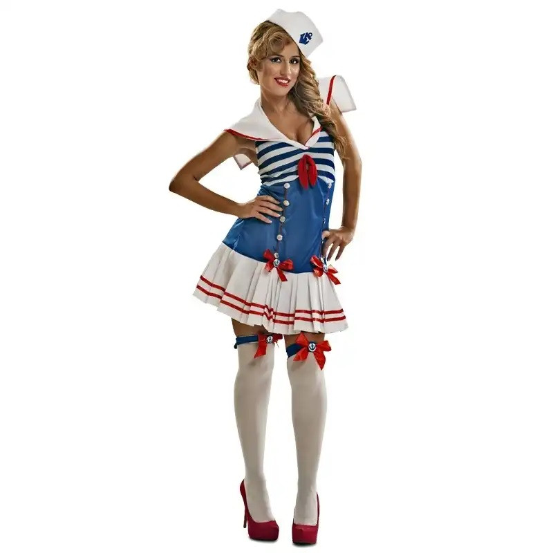 Disfraz Marinera Sexy Azul Adulta, M-L