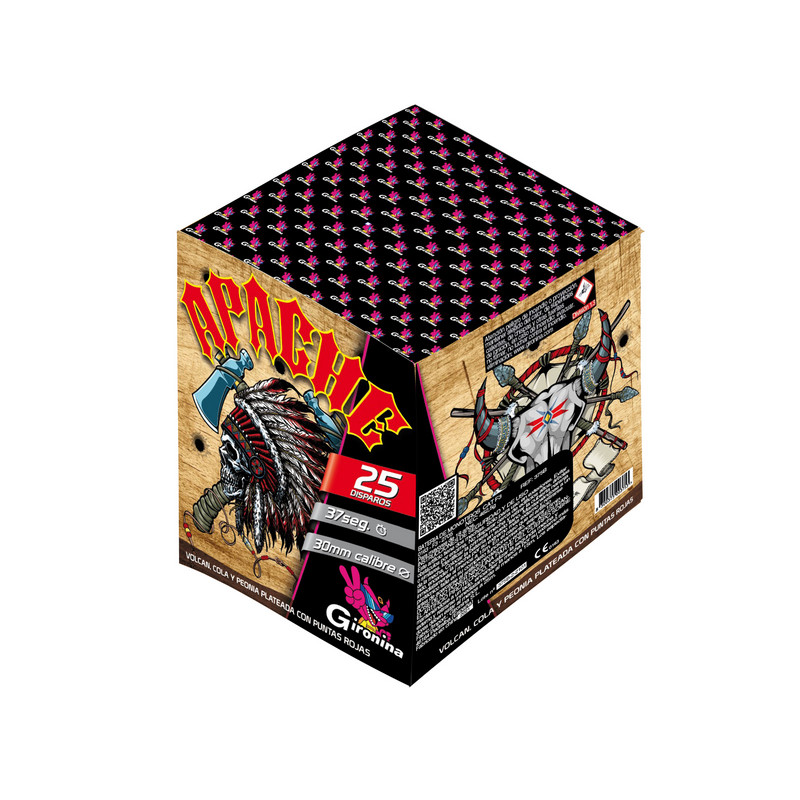 Batería Apache 25 Disparos, 37 Seg.