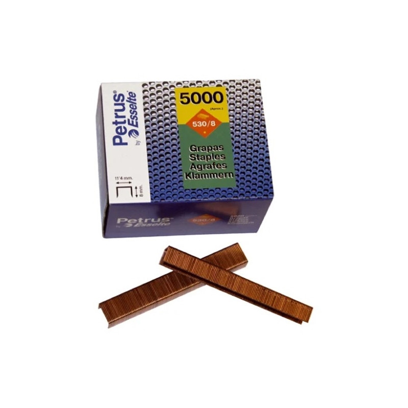 Grapas Para Clavadora 530/8 (5000 Uds)
