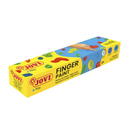 Pintura Dedos 5 botes 35ml colores surtidos