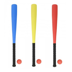 Bate Béisbol Foam con Pelota 69cm (Colores Surtidos)