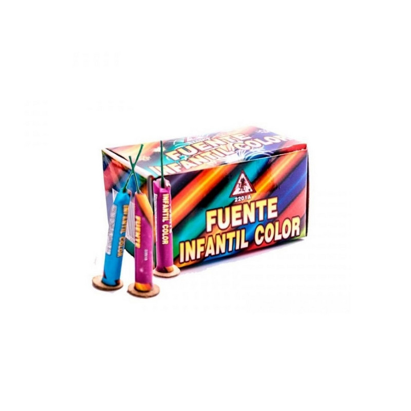 Mini Fuentes Infantil Color (10 Unid)
