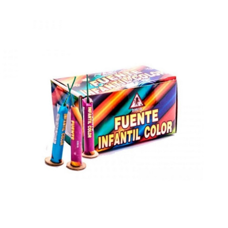 Mini Fuentes Infantil Color (10 Unid)