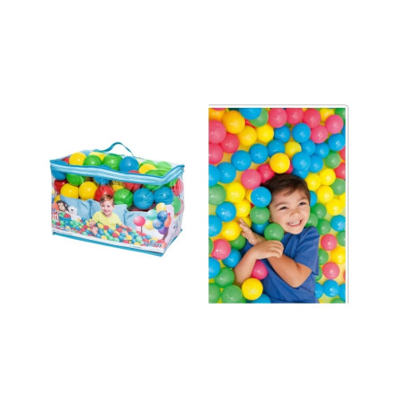 Bolsa 100 Bolas de Piscina 6,5cm (Colores Surtidos)