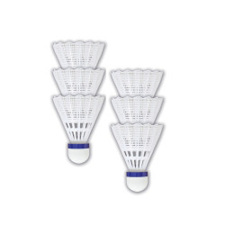 Volantes Badminton Nylon/Corcho Mod.1207 (6 Uds)