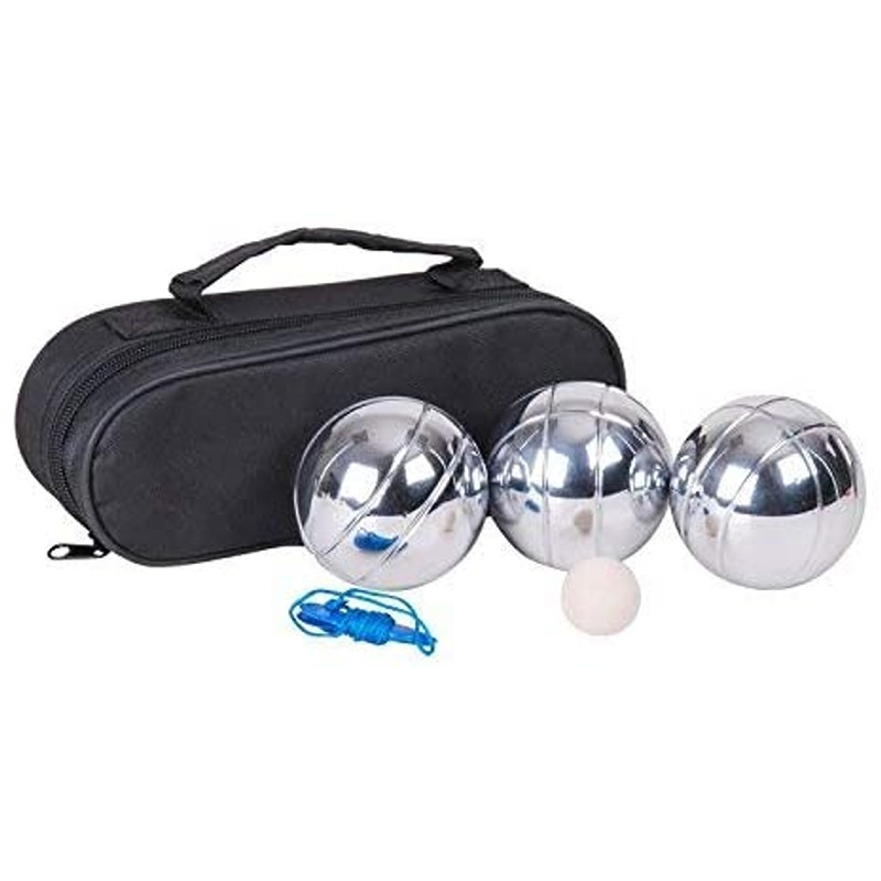 Juego Petanca 3 Bolas Acero c/funda