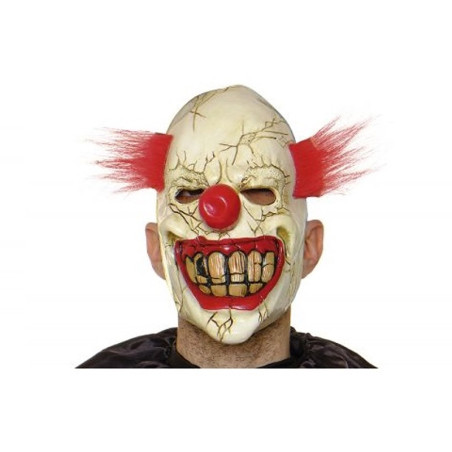 Máscara Payaso Loco con Pelo