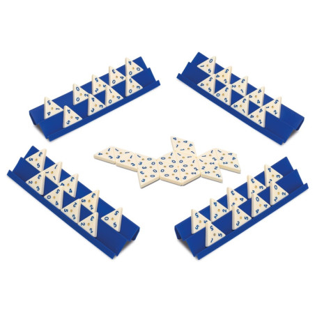 Dominó Triangular caja metálica