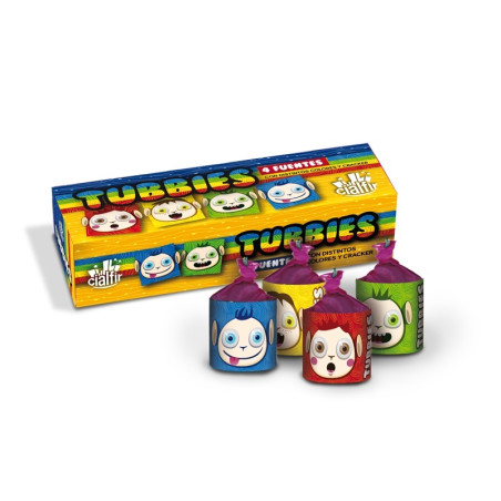 Mini Fuentes Tubbies (4 Uds)