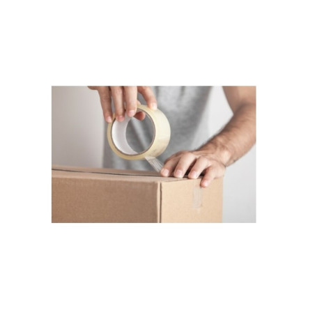 Rollo Cinta Adhesiva ''Precinto'' Transparente (66mts x 50mm)